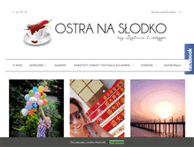 Tablet Screenshot of ostra-na-slodko.pl